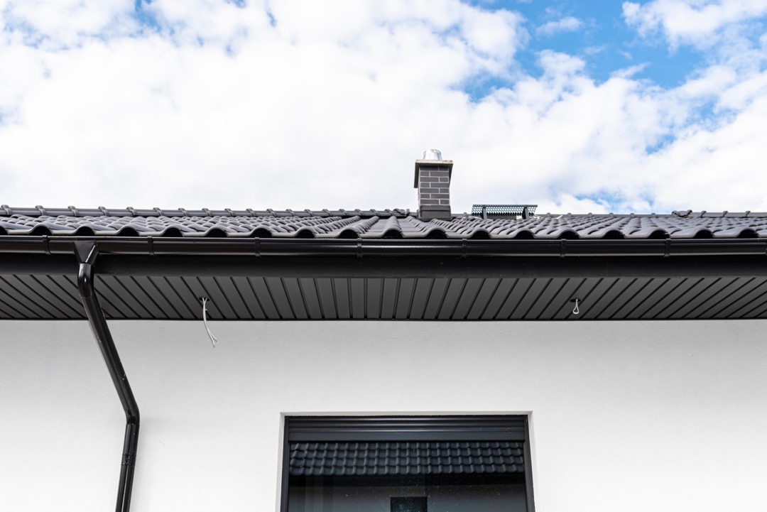 A modern roof soffit.